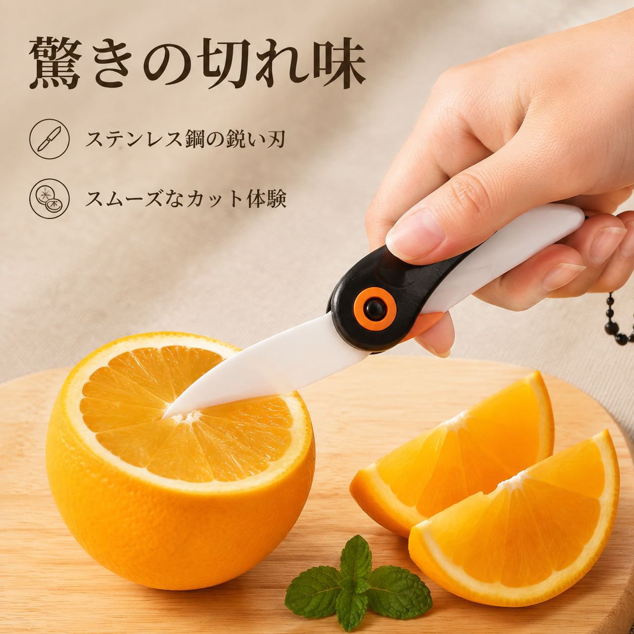 折りたたみ式フルーツナイフ