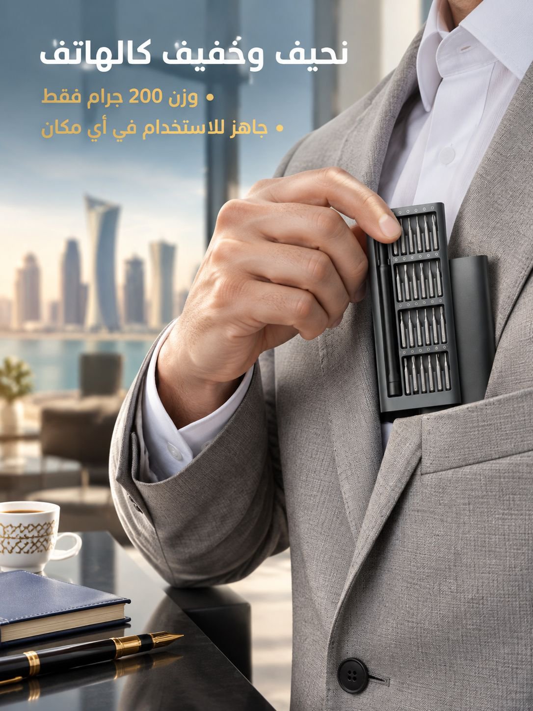 مجموعة مفك البراغي البريطانية 24 في 1