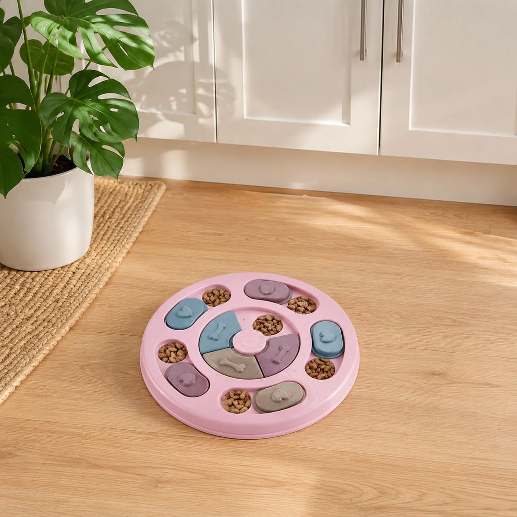 Pet Dog Spinning Slow Food Bowl