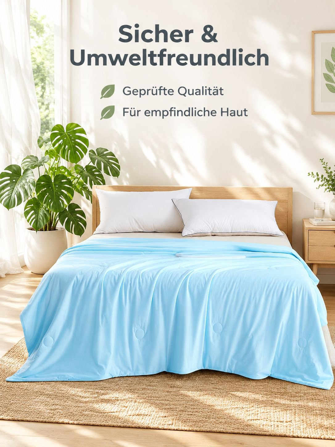 Seidenkühlende Decke