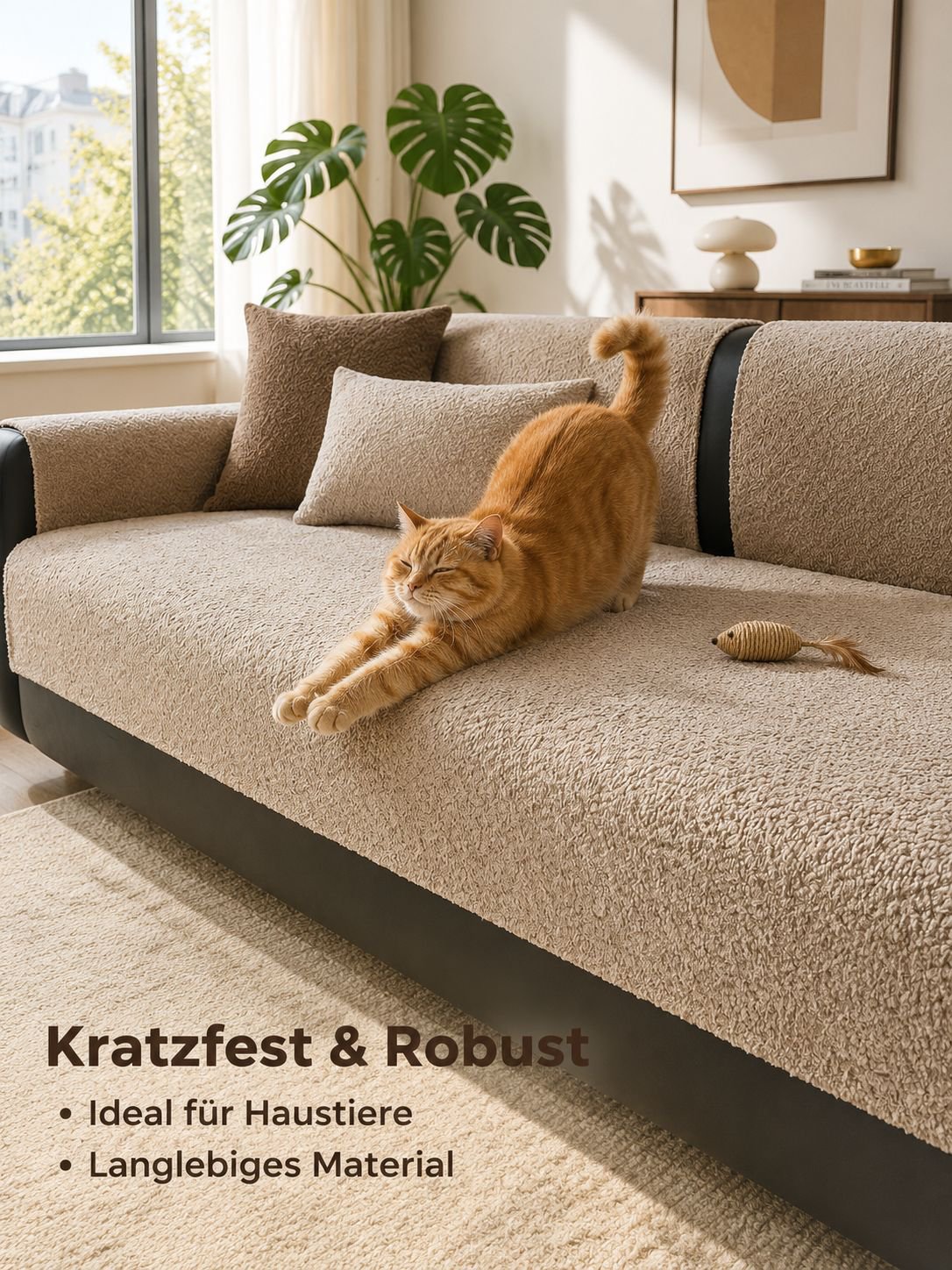 Elegante Sofaauflage passend für jedes Interieur