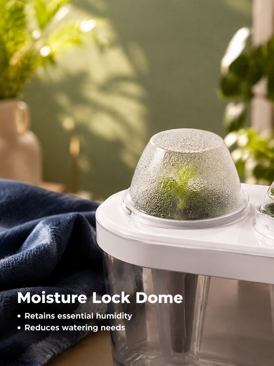 Easy-to-use hydroponic basket for soil-free growing