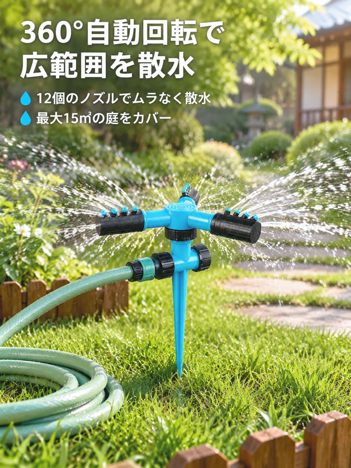 自動回転灌漑装置