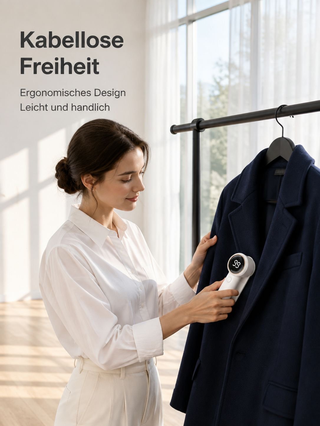 Intelligenter Digitalanzeige-Akku-Fusselrasierer, Elektrorasierer, Tragbarer Fusselentferner