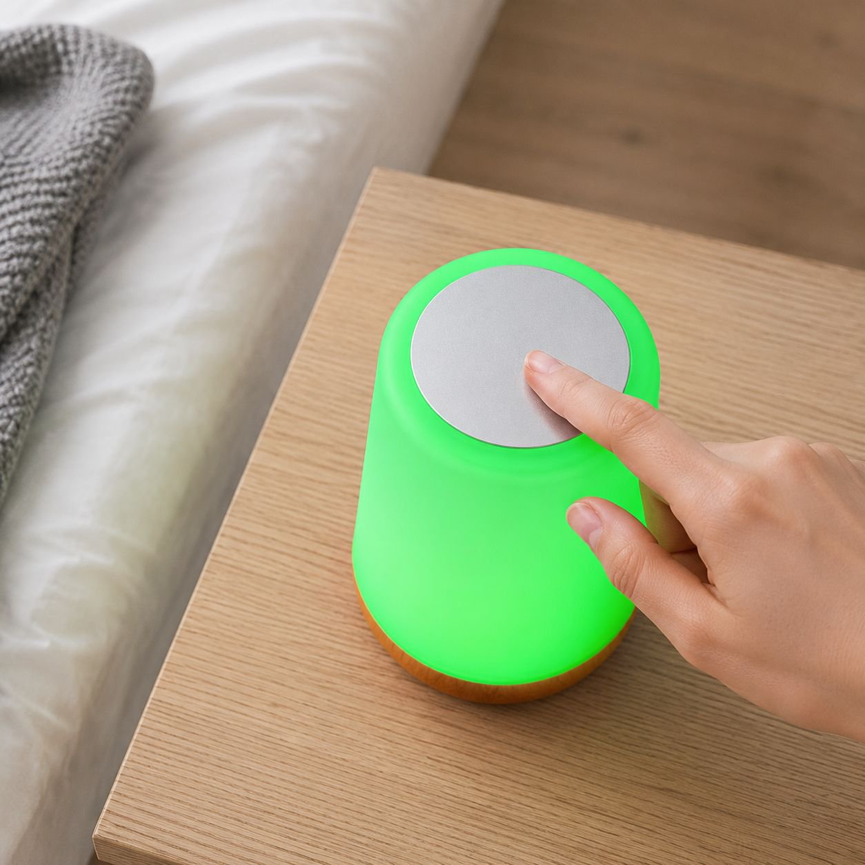 Adorable bedside lamp for cozy dorm rooms