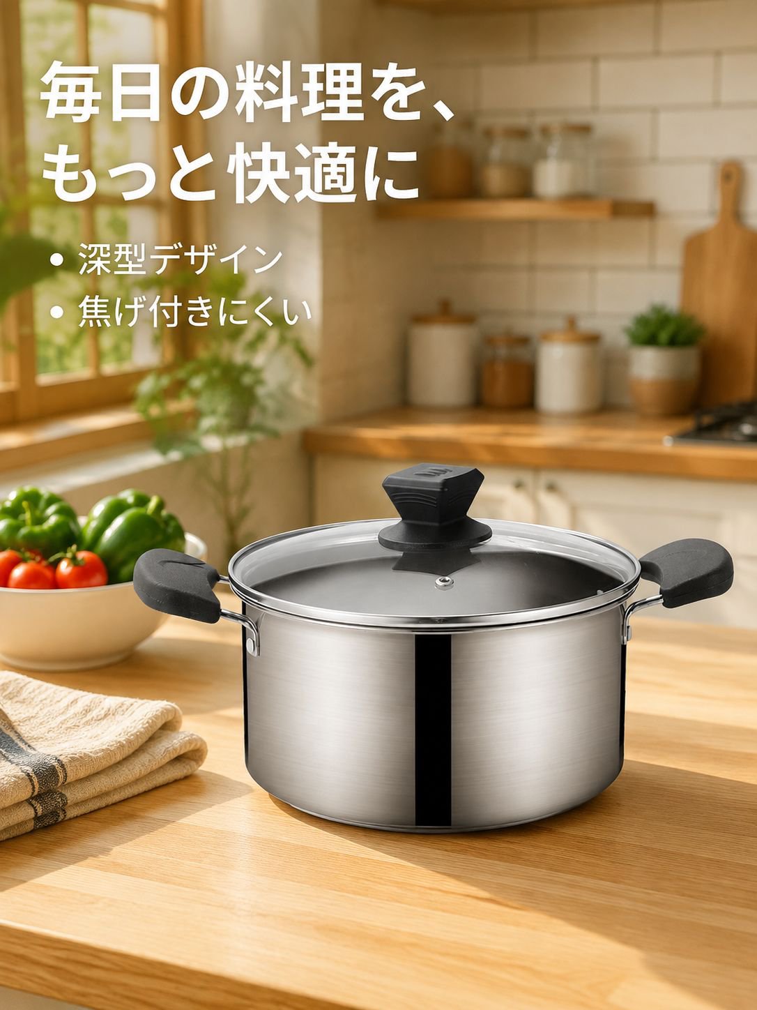 極厚ノンスティック炒め鍋
