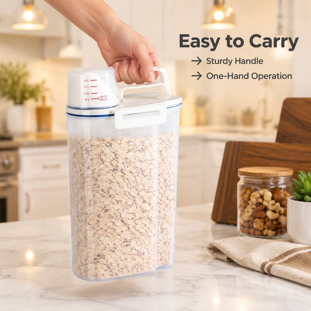 Large Airtight Cereal Storage Container