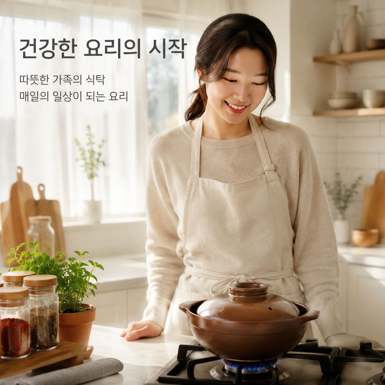 전통적인 거친 토기 냄비