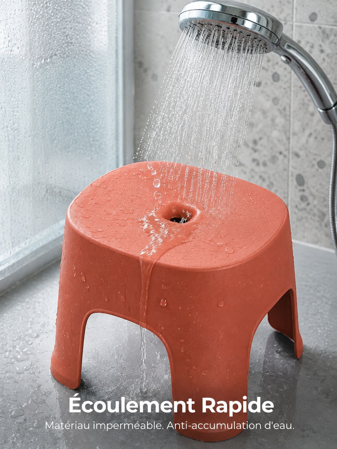 Tabouret pour faciliter le changement de chaussures
