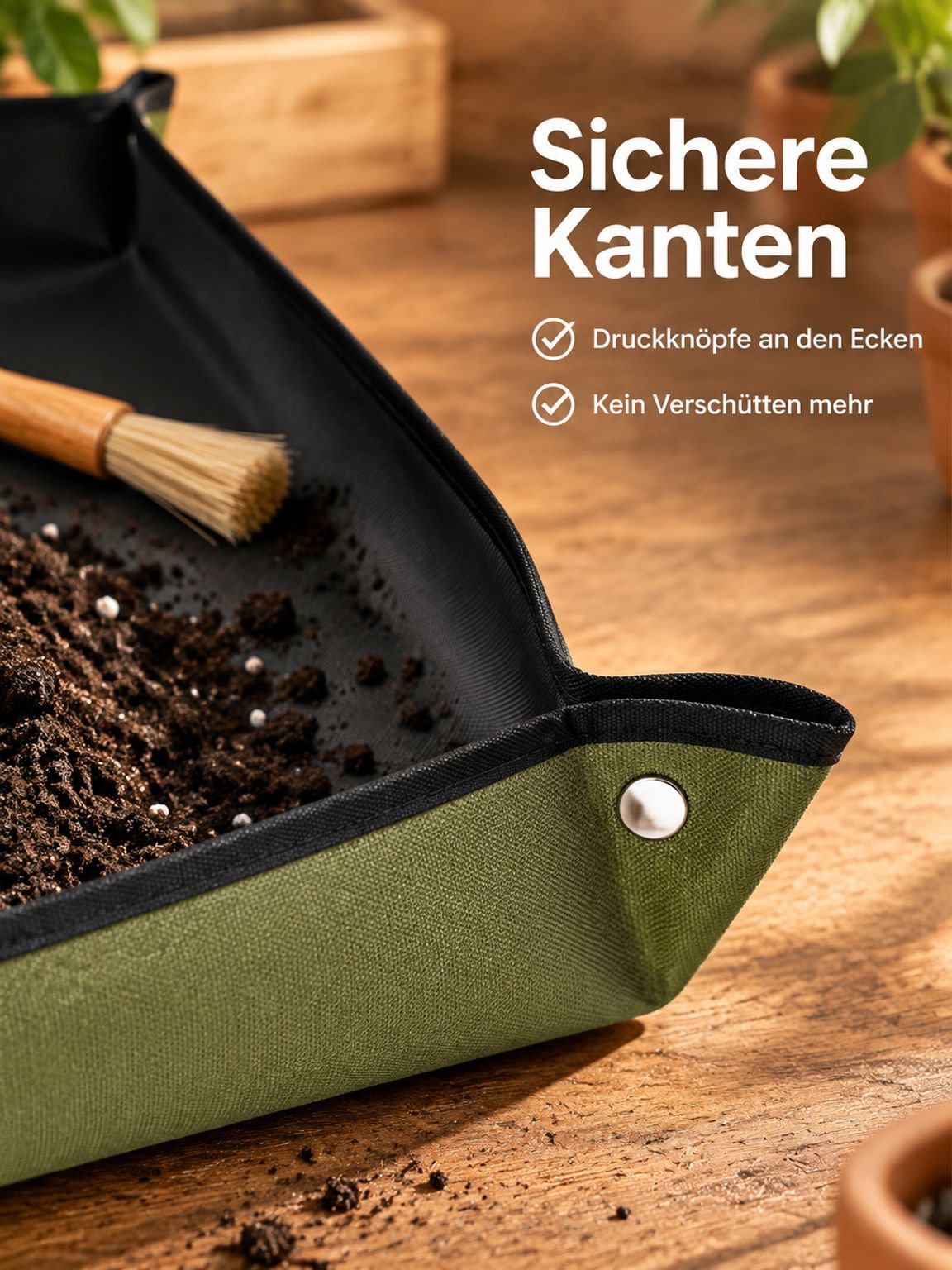 Gartenboden-Wechselmatte für Sukkulenten und Grünpflanzen, Balkon-Bodenmischmatte