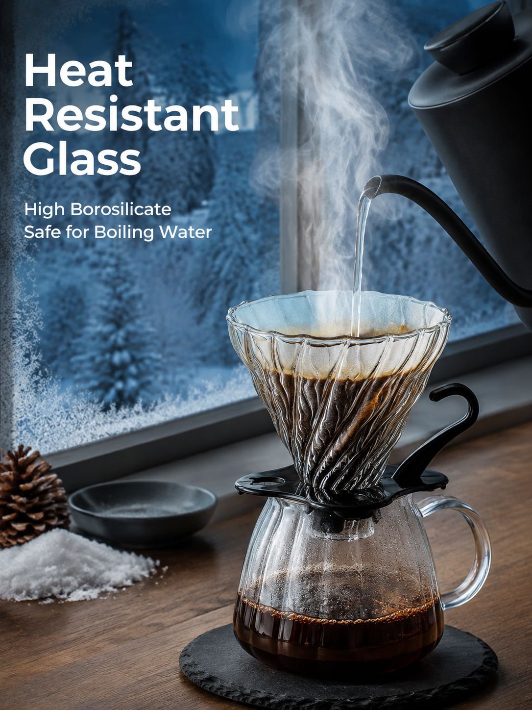 Creative cloud shaped hand brewed coffee set