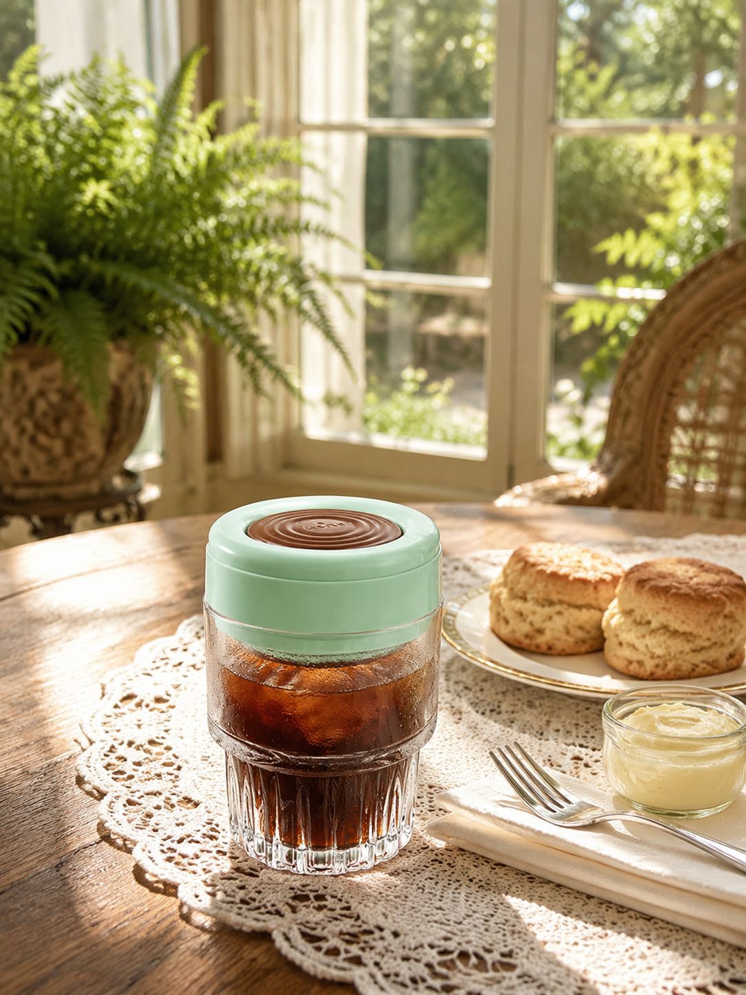 JMY food grade multi-functional ice cube coffee cup close-up