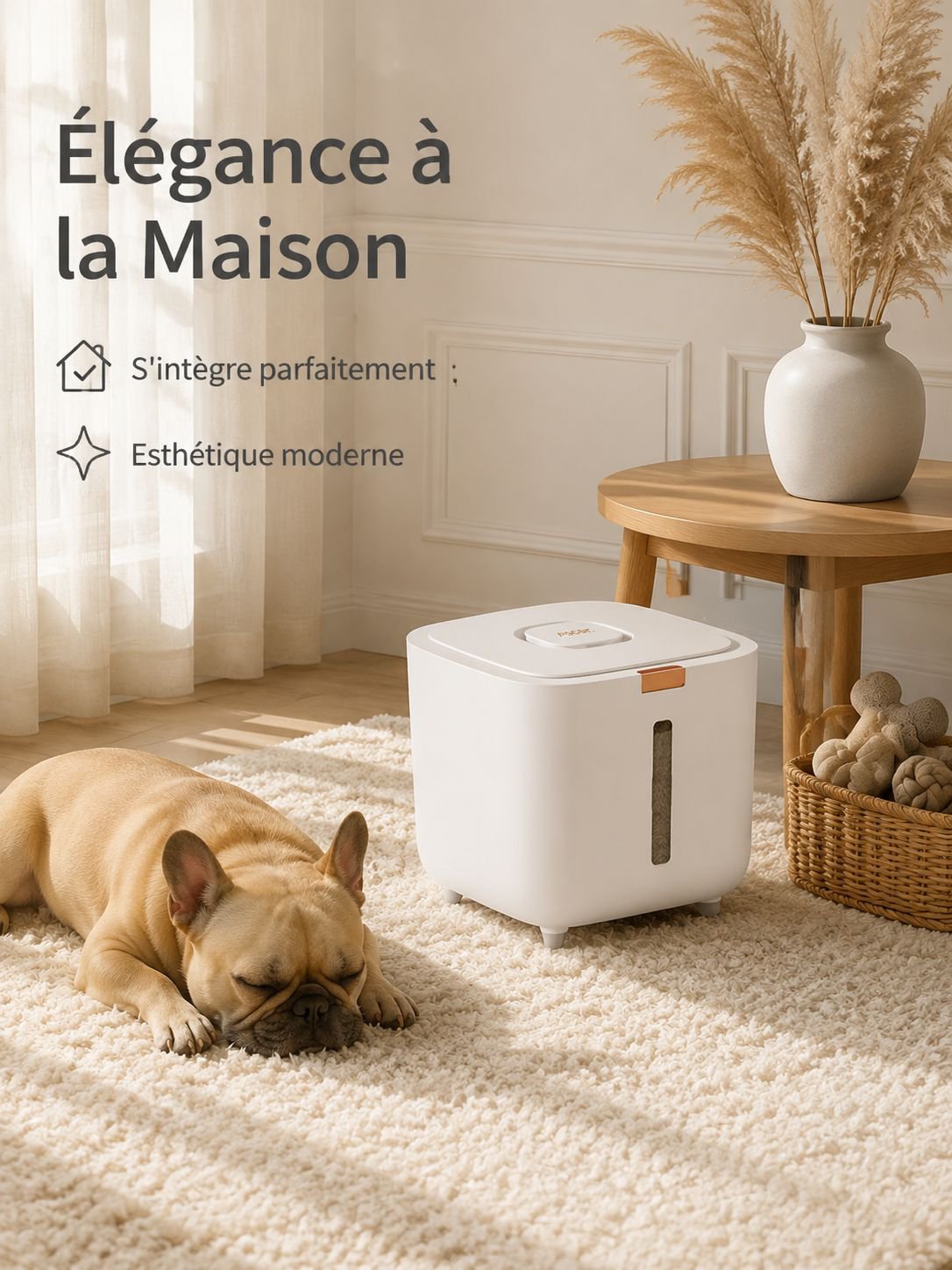 Conteneur hermétique pour aliments pour chiens