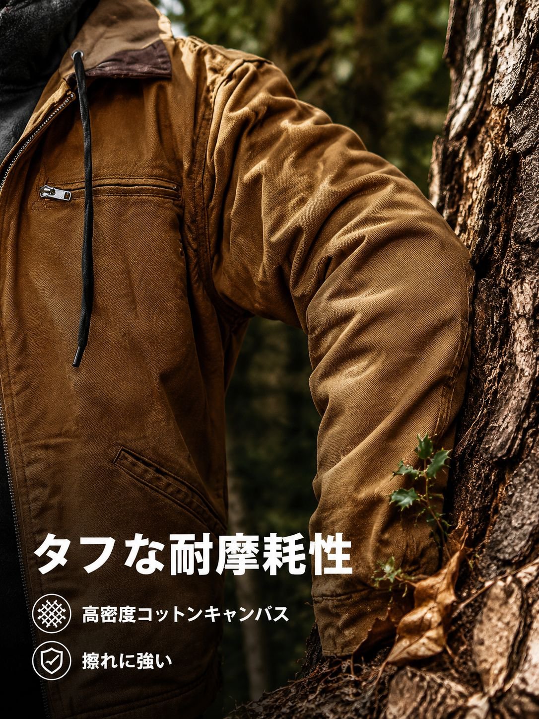 多用途に使えるメンズフリースジャケット
