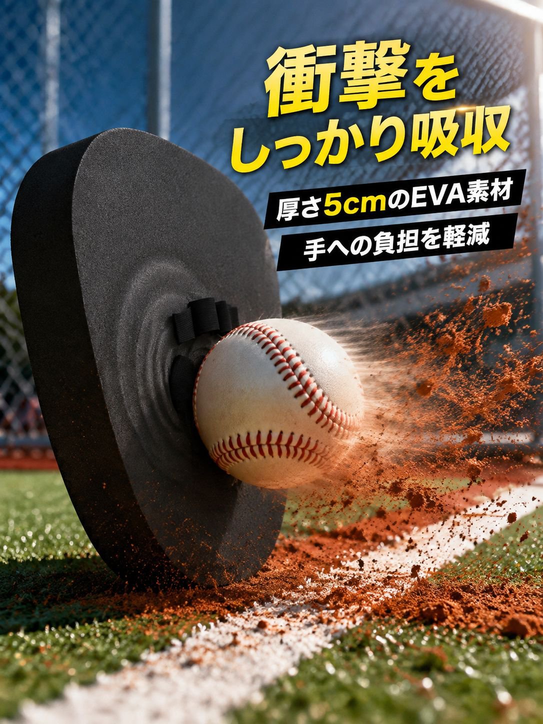 野球のキャッチャーグローブ