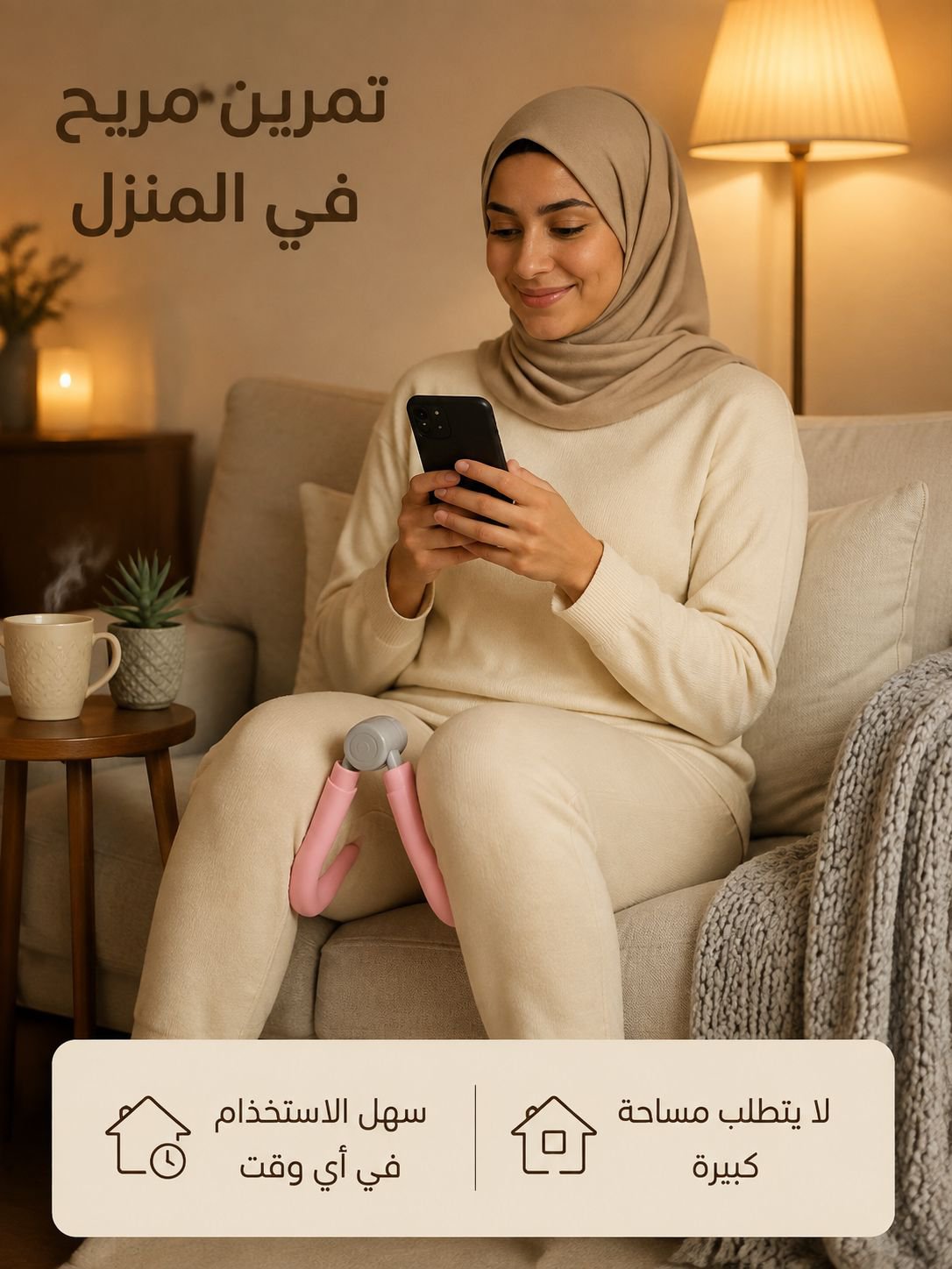&nbsp;أداة تمرين أمريكية لتدريب عضلات قاع اtلحوض وضبط وشد الفخذي