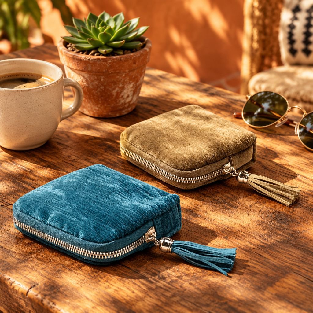 Bolsa elegante para organizar joyas