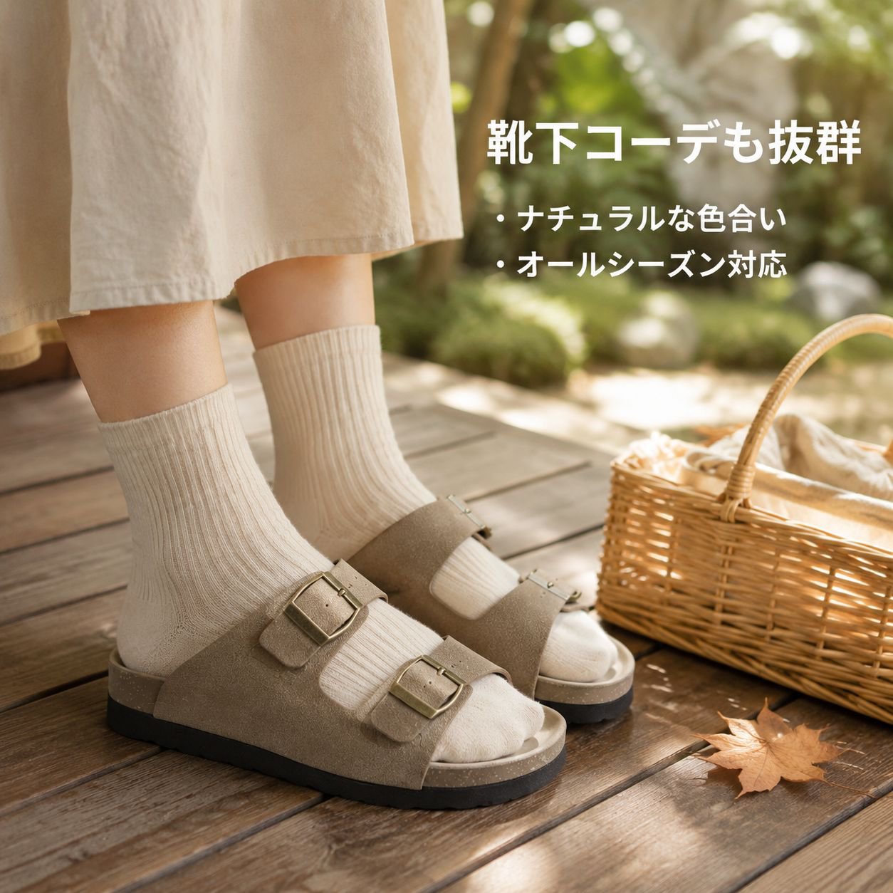 フル装備ベルトバックルレトロ女性用厚底滑り止めサンダル