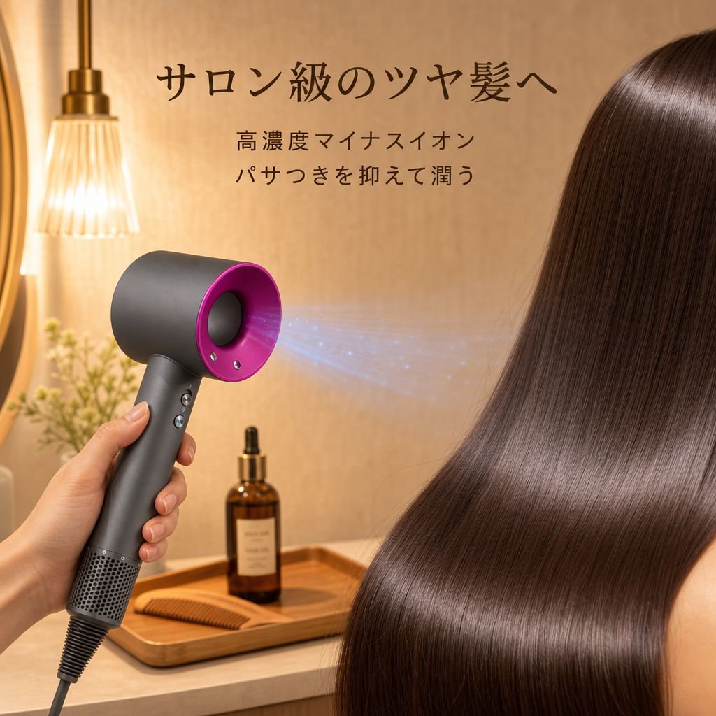 刃のないマイナスイオンヘアドライヤー、静音設計で家庭用、豊富なカラーバリエーションをご用意。