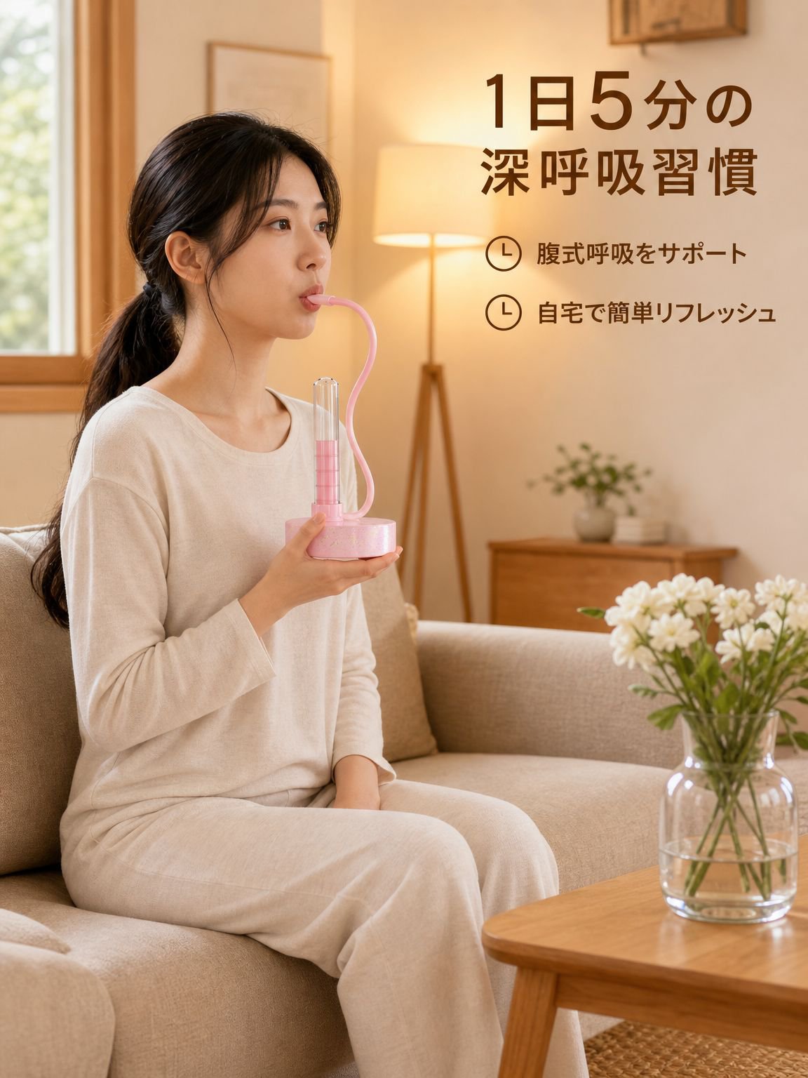 肺機能改善用腹式呼吸器