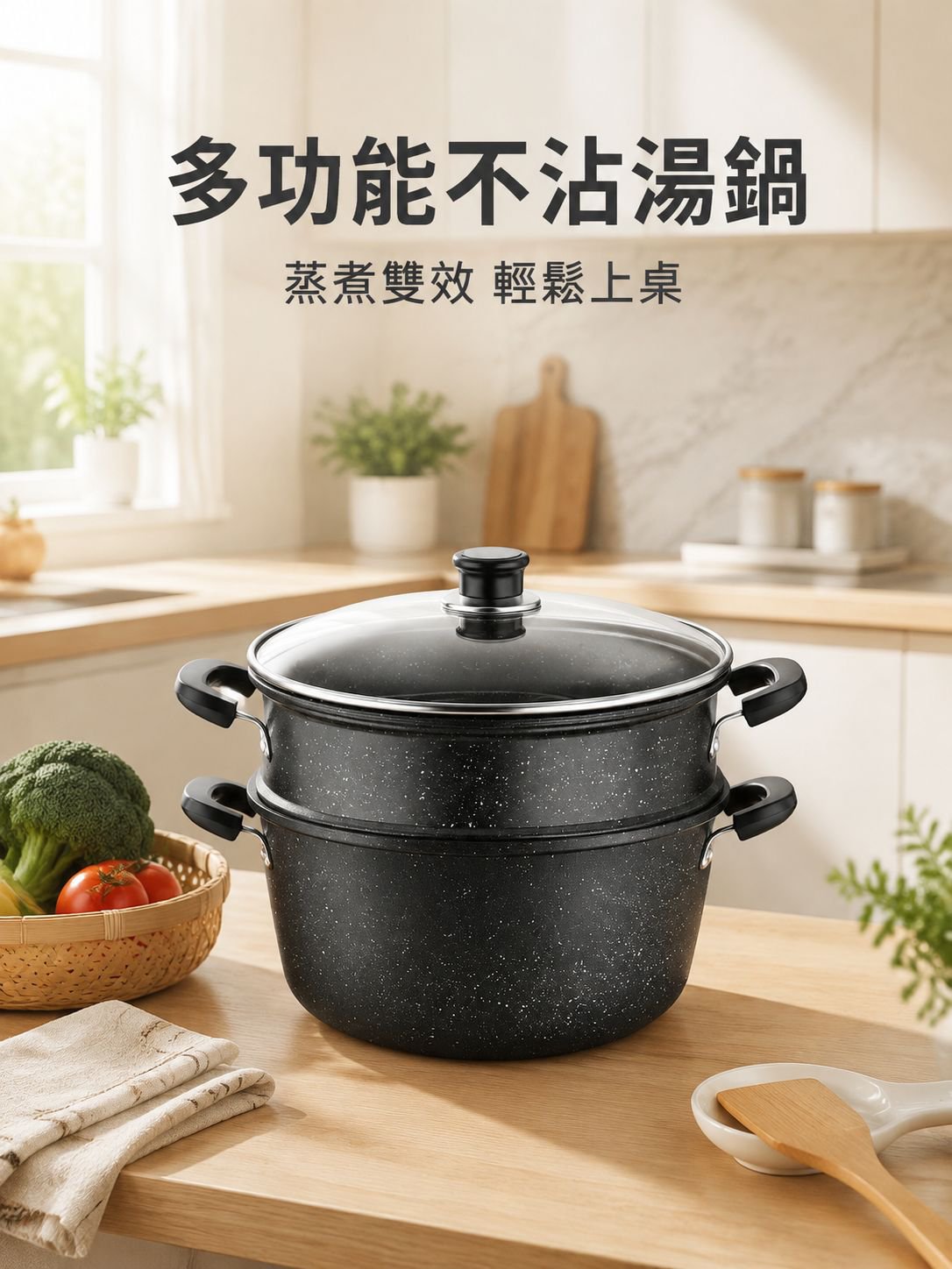 多功能家用大號不沾湯鍋