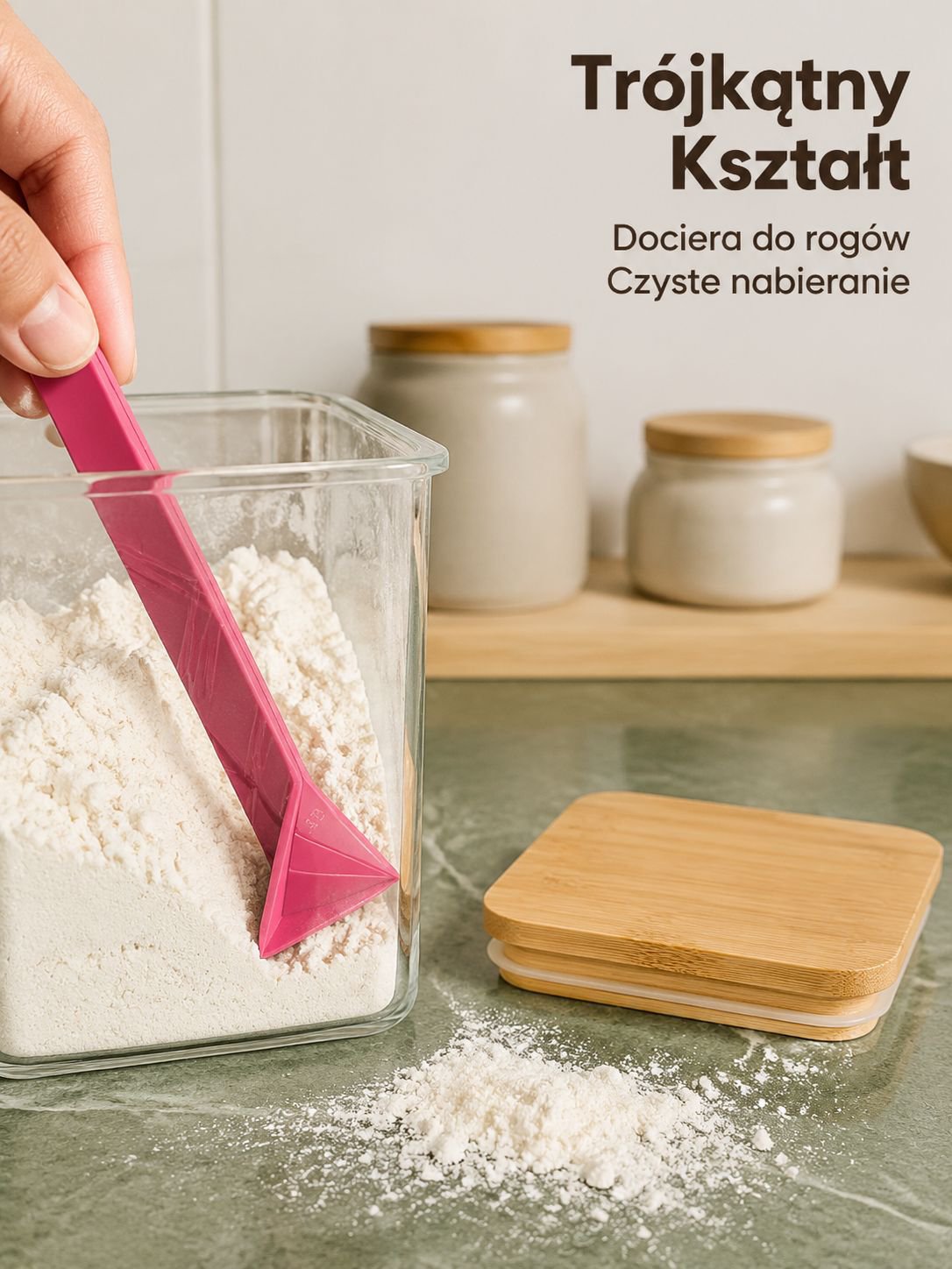 Składana łyżka miarowa 3 w 1