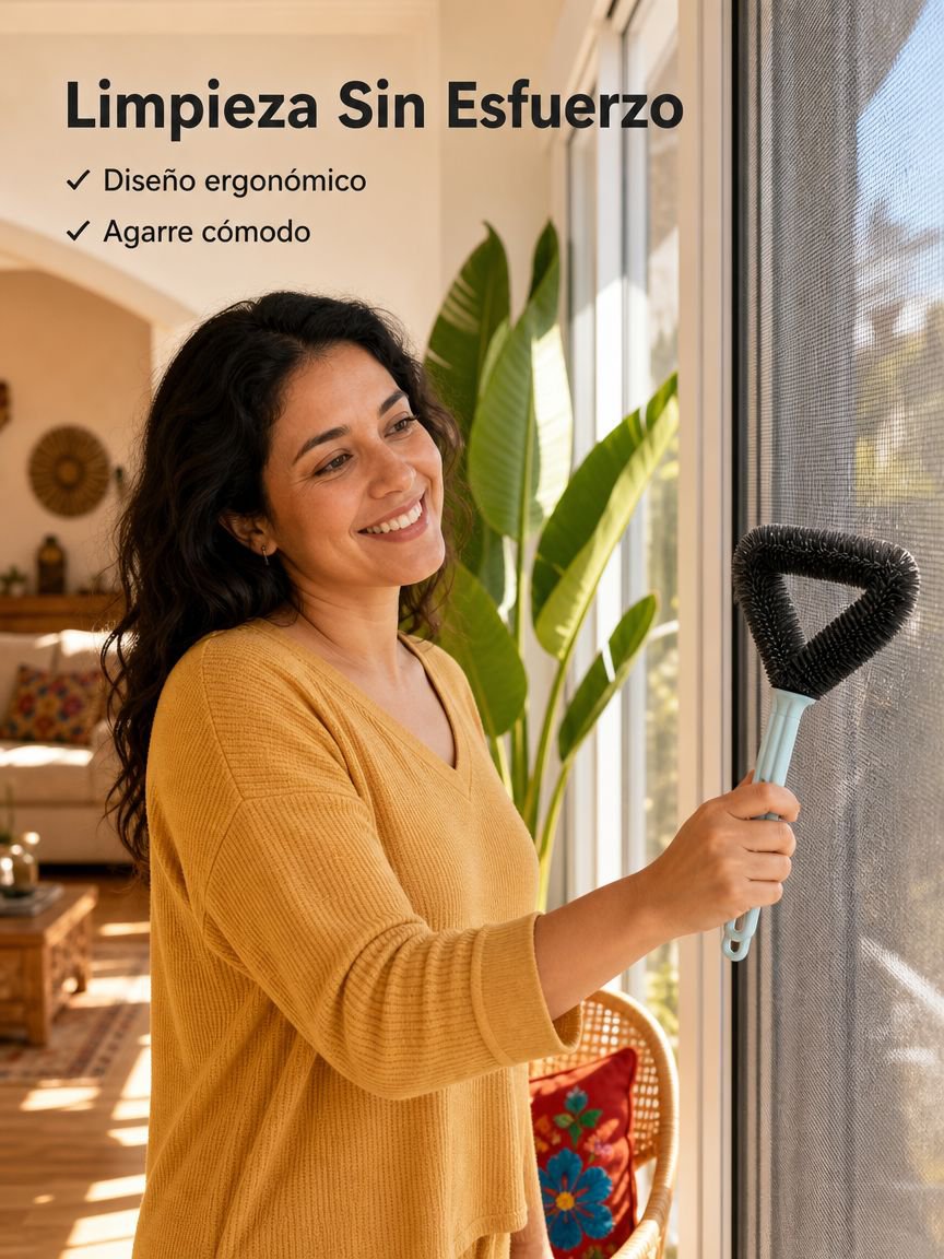 Cepillo de limpieza para mosquiteras