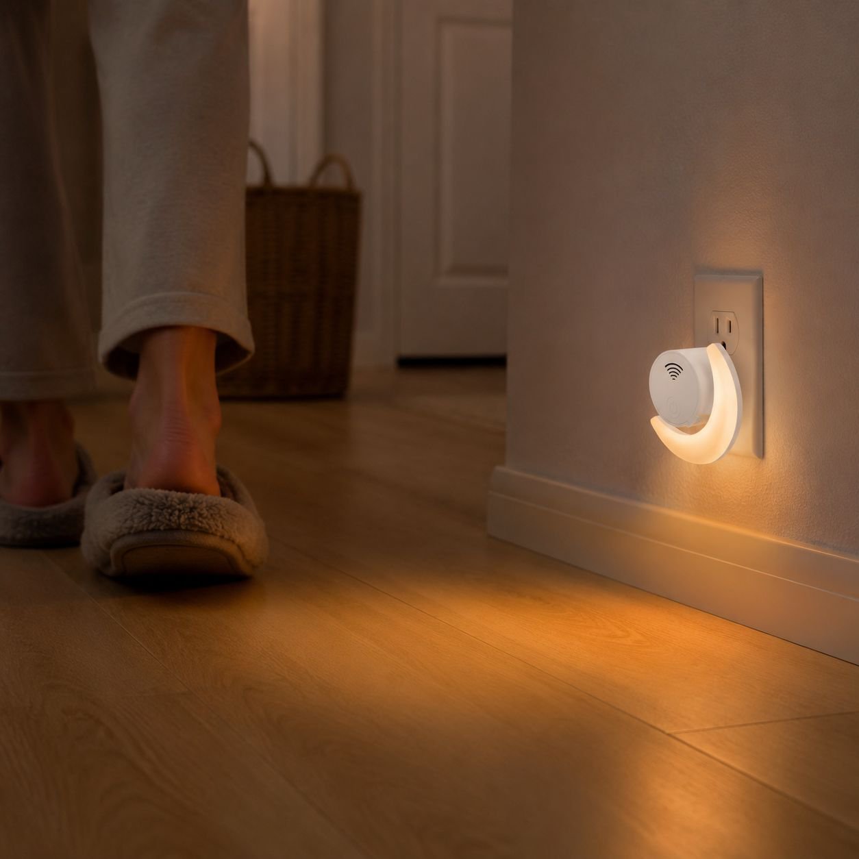 Ultrasonic mosquito repellent night light