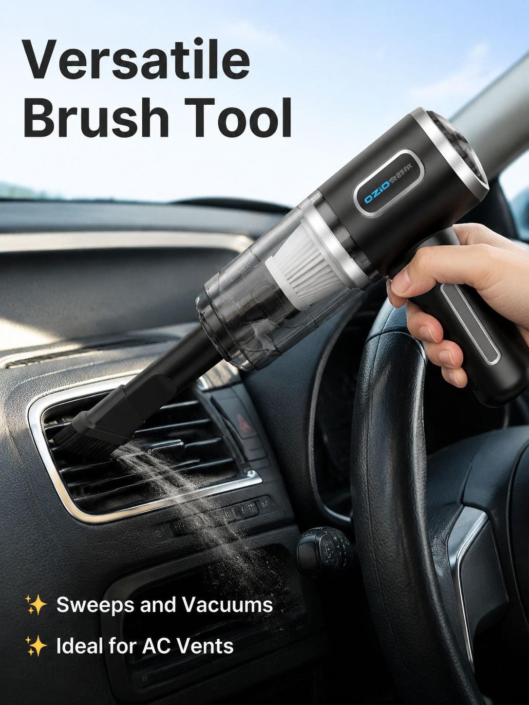 Car Vacuum Cleaner Rechargeable Handheld Small Powerful Suction Car and Home Vacuum Cleaner