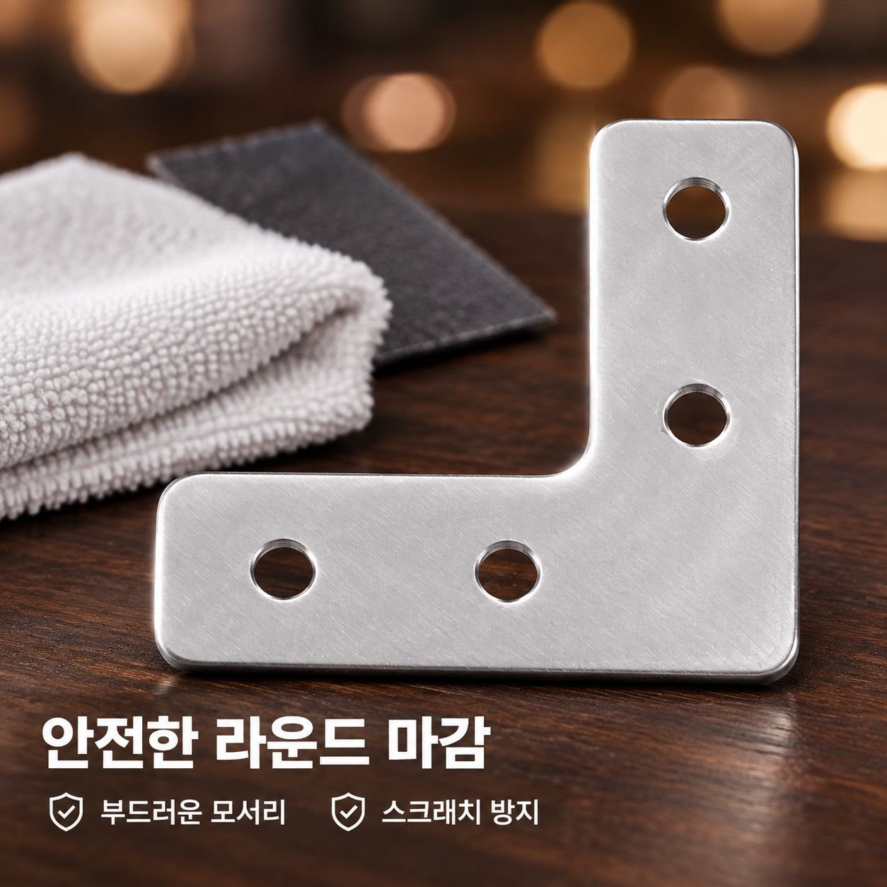 디니트 스테인리스 T형 L형 평면 90도 코너 브라켓 가구 고정 철판 연결 브라켓