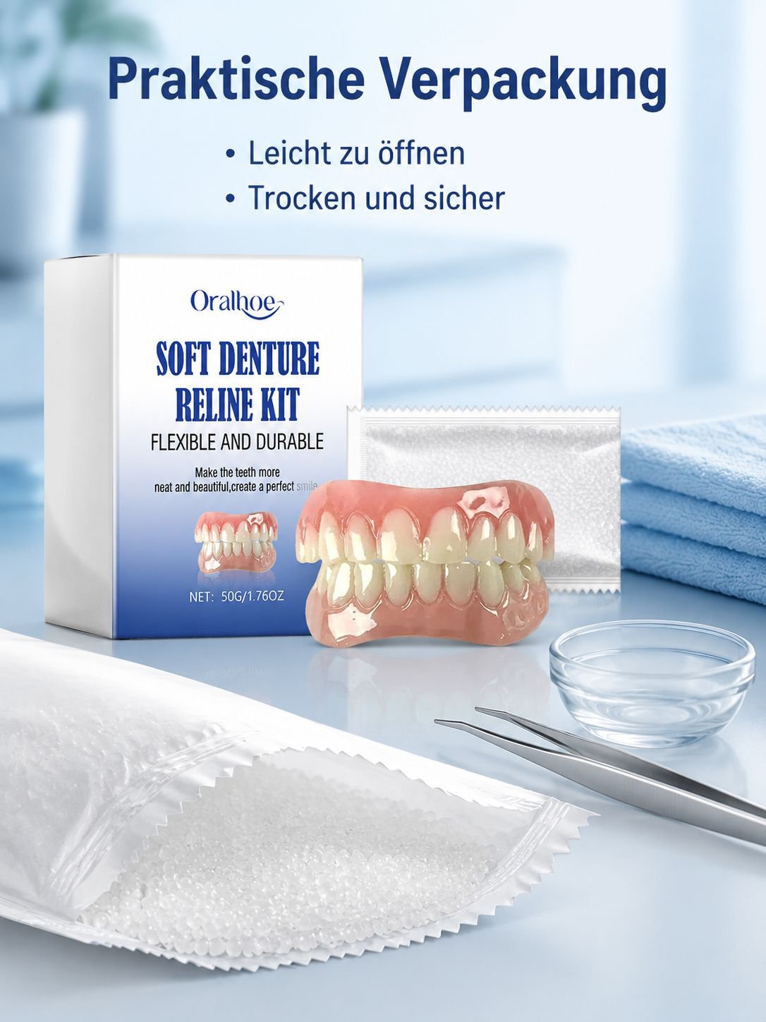 Trimming Dentures Trimming Teeth Gap Fillings Braces Orthodontic Dentures Kit