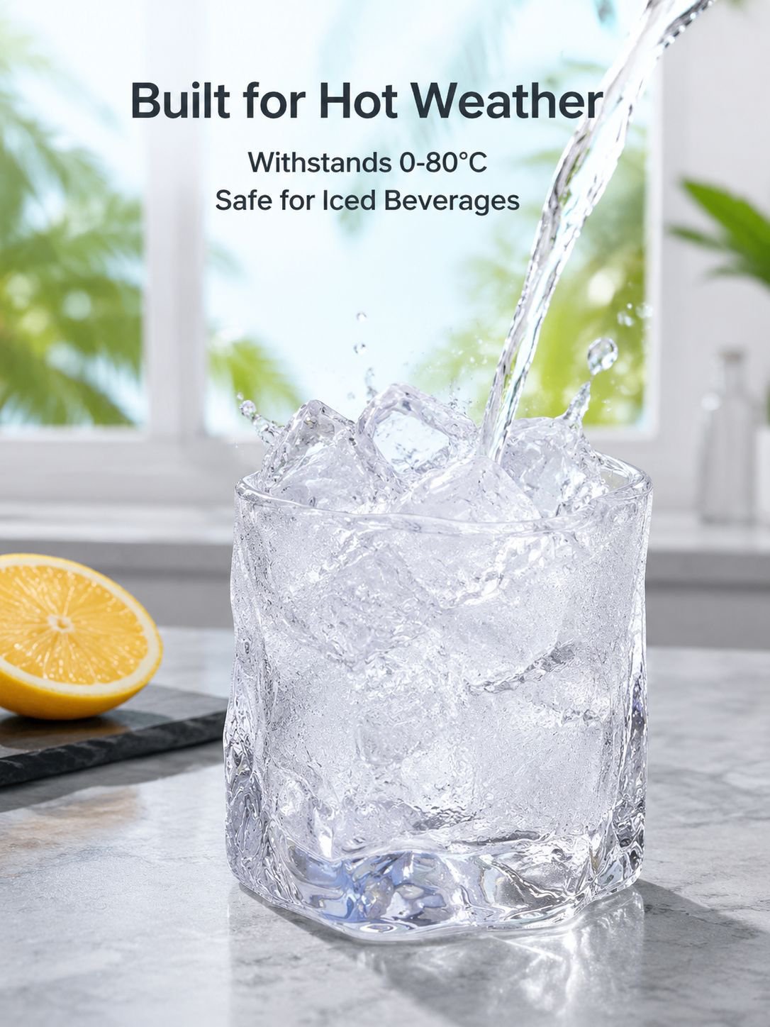 Creative Twisted Cold Water Glass Cup