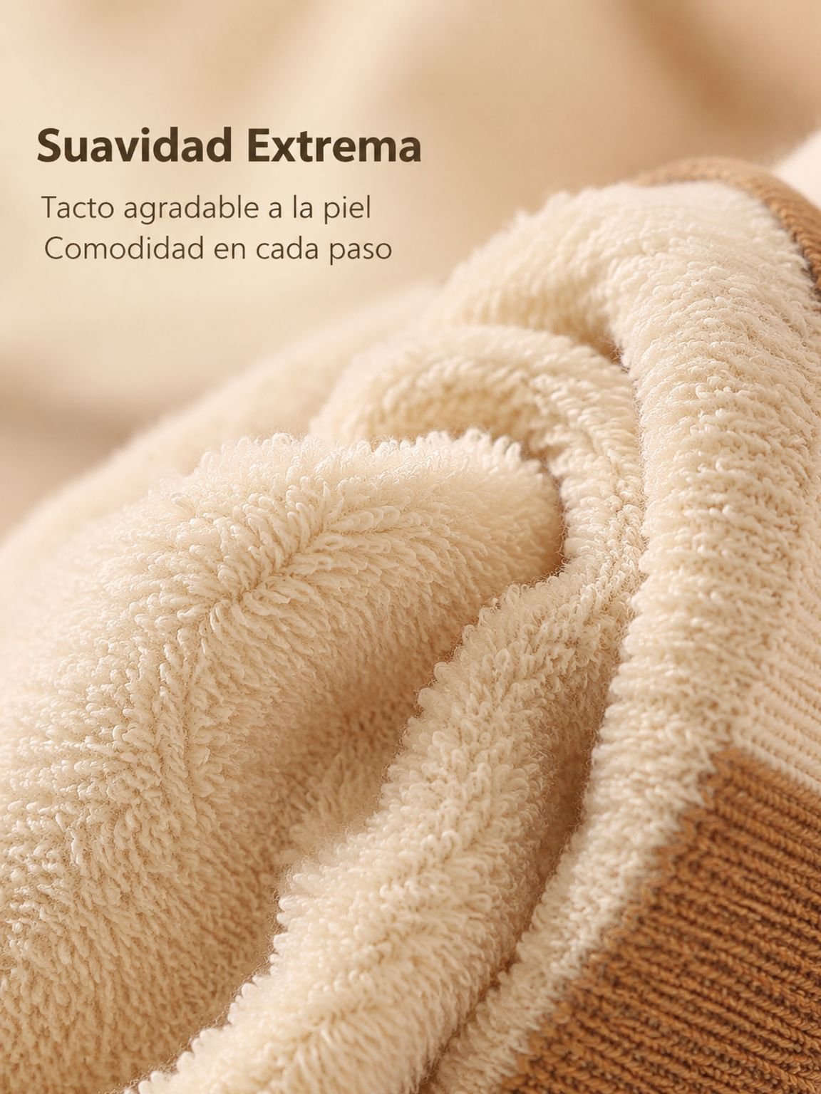 Calcetines térmicos de algodón para clima frío