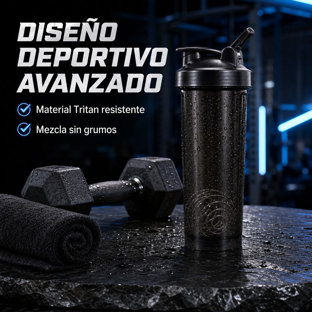 Vaso mezclador de proteína en polvo de alta calidad/vaso mezclador deportivo