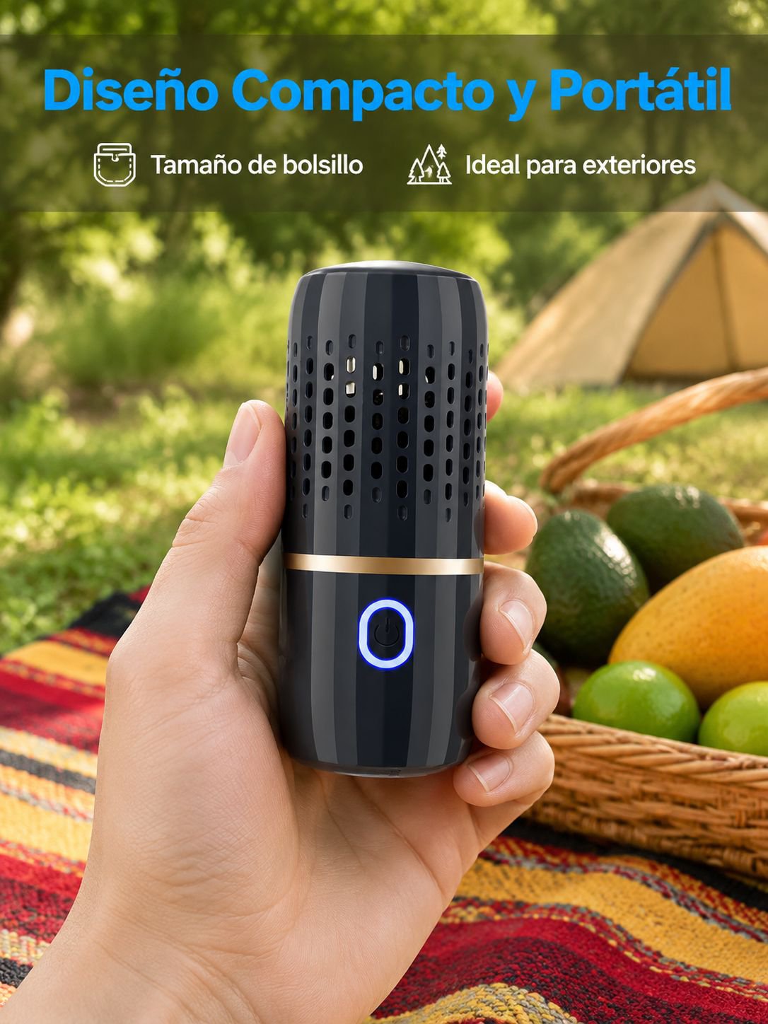Purificador inalámbrico de frutas y verduras en cápsula