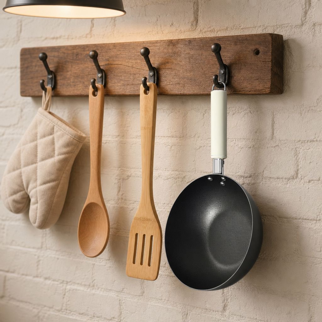 Uncoated Household Iron Deep Frying Pan
