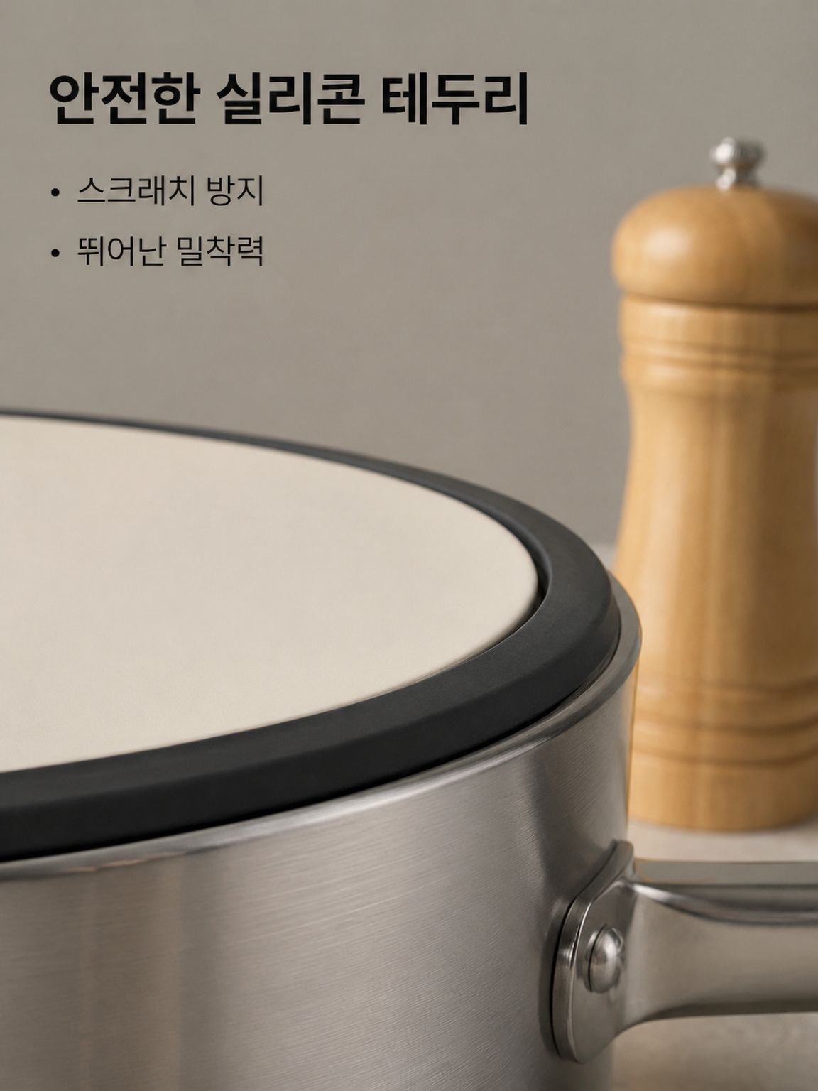 달라붙지 않는 유리 뚜껑