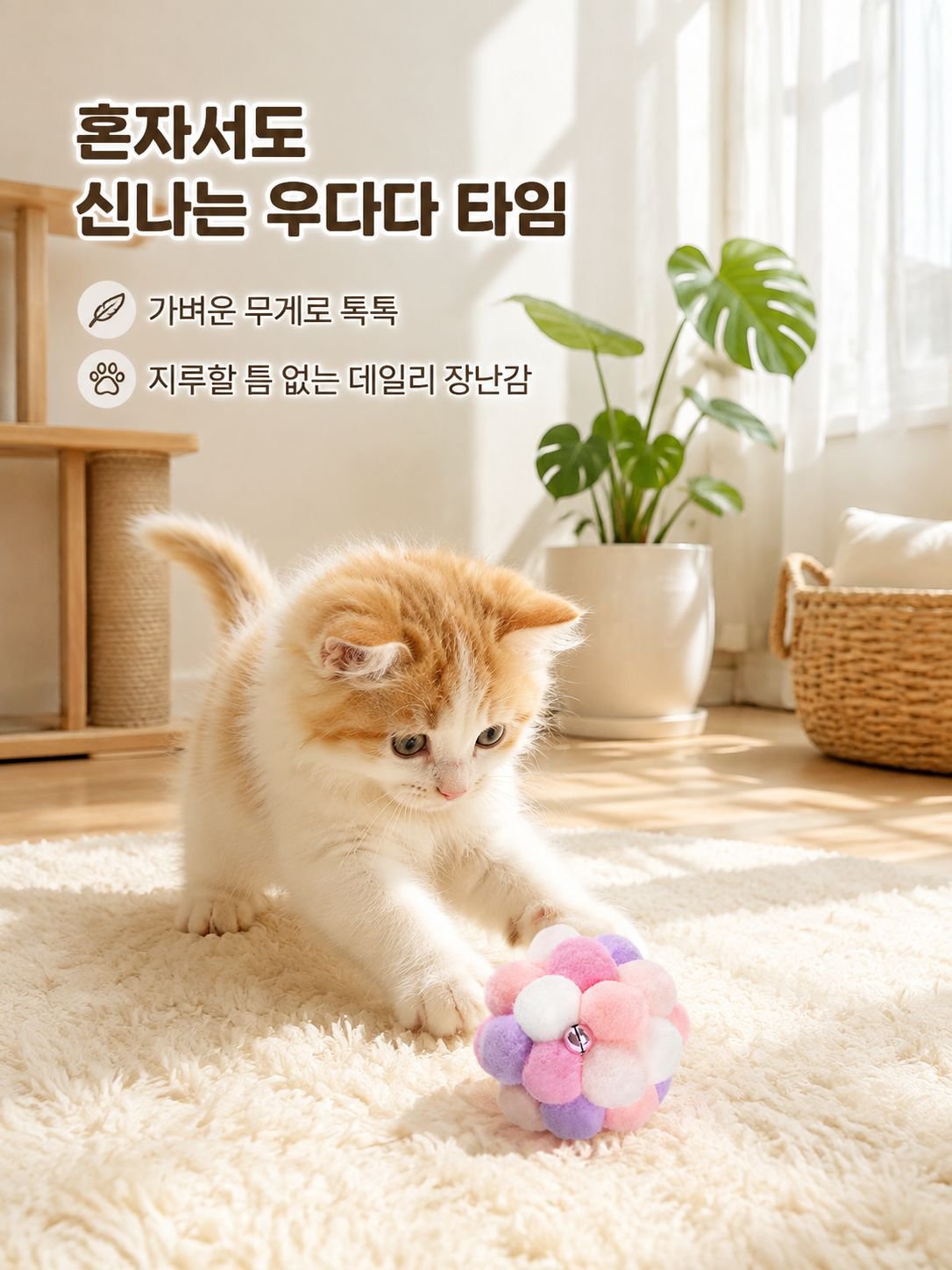 아기 고양이 이갈이 장난감