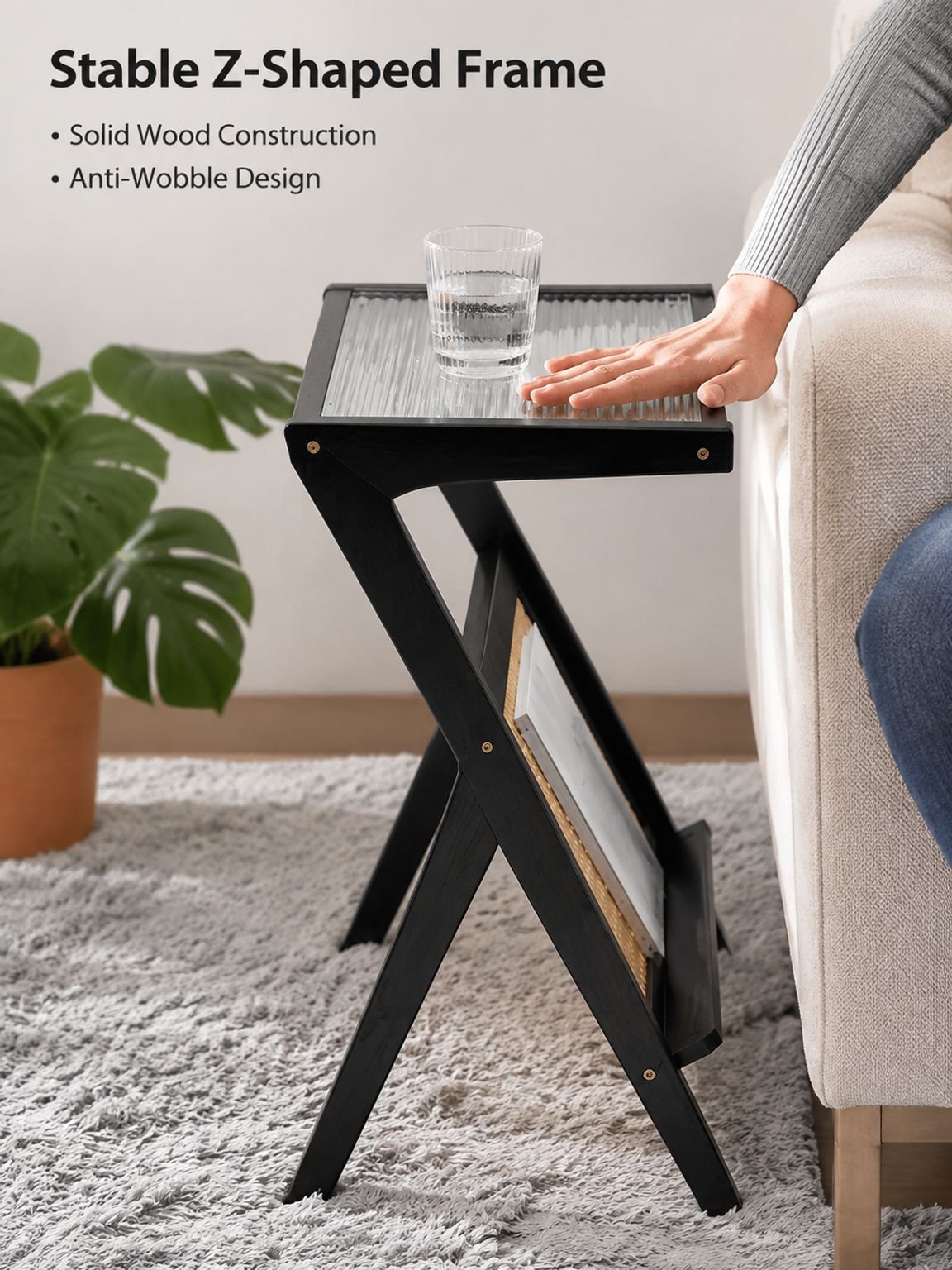 Small Glass Tea Table for Compact Spaces
