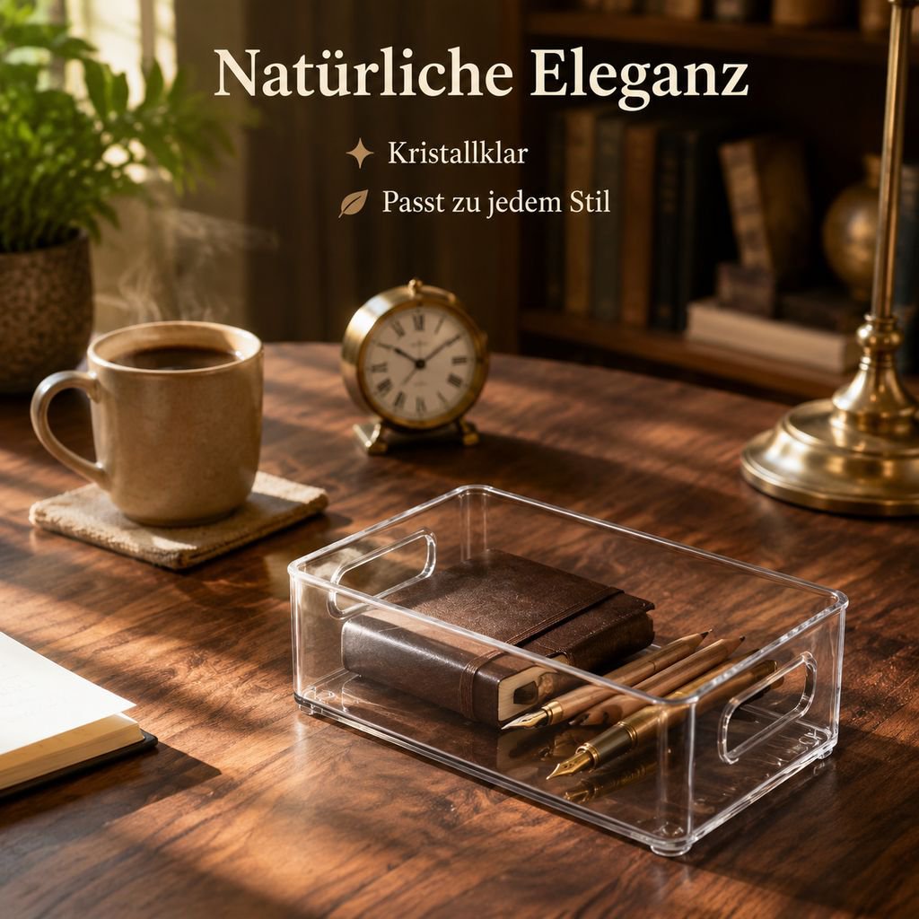Transparenter Acryl-Schreibtischorganizer