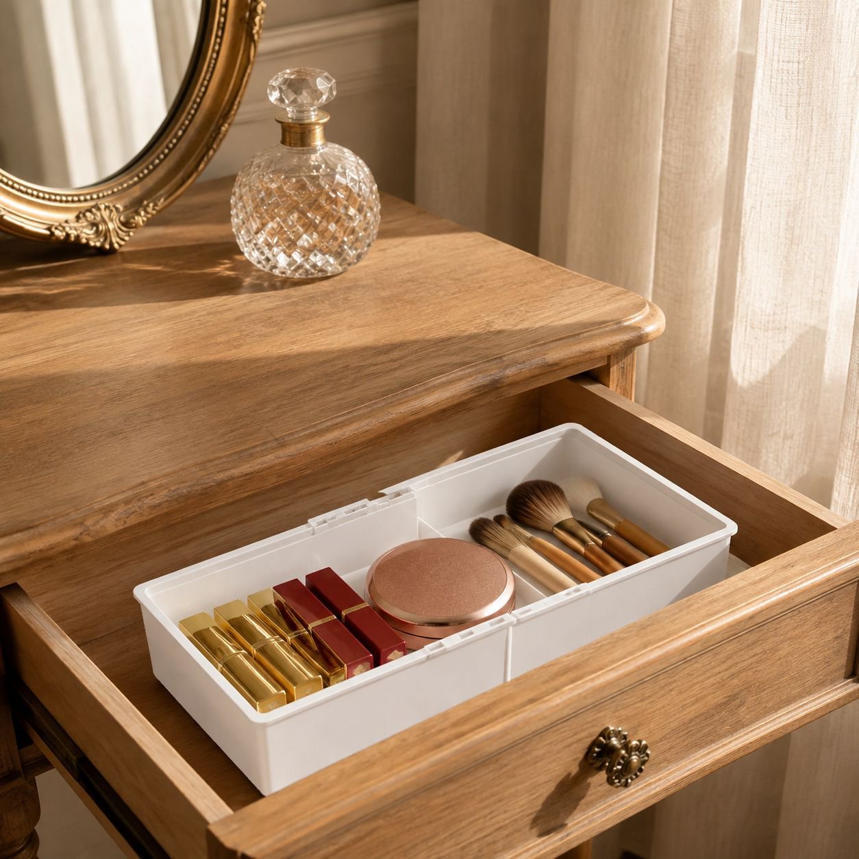 Boîte de rangement extensible pour tiroir, sous-vêtements et produits de maquillage