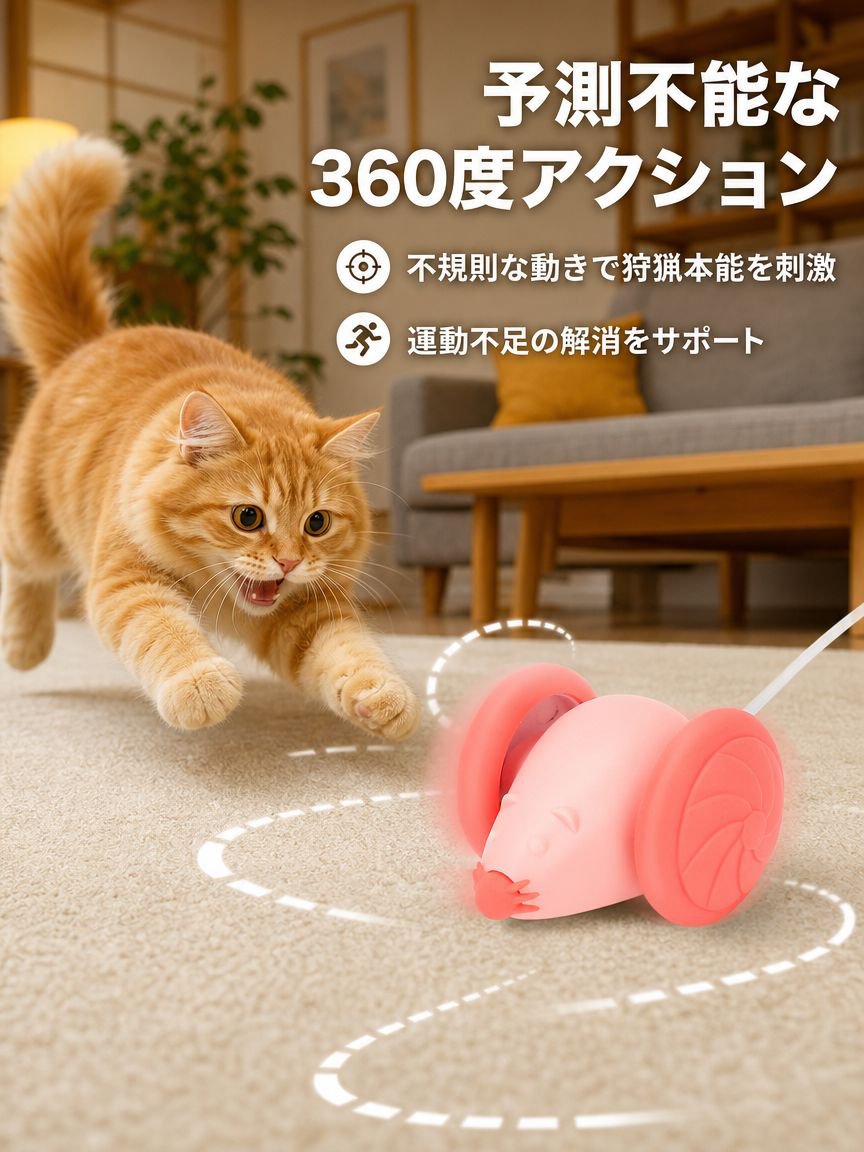 スマートローリングキャットおもちゃ
