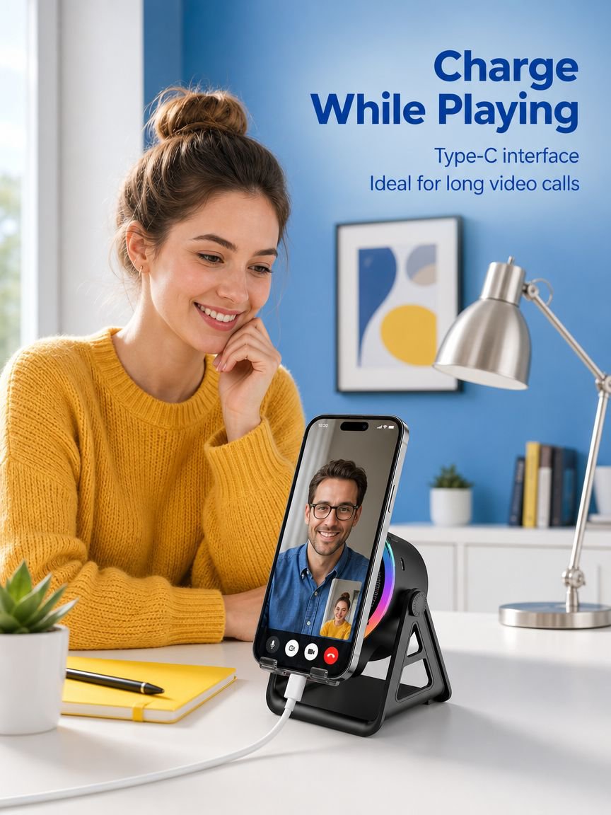 Universal Bluetooth speaker stand compatible with most devices
