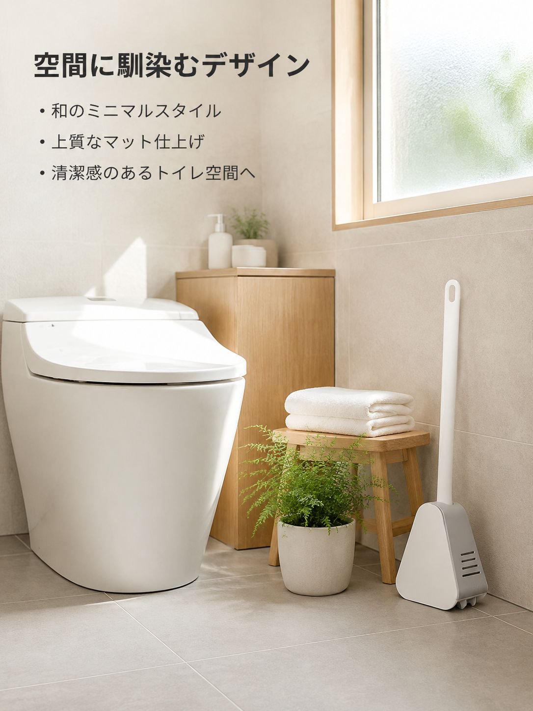 家庭用シリコン製トイレブラシ