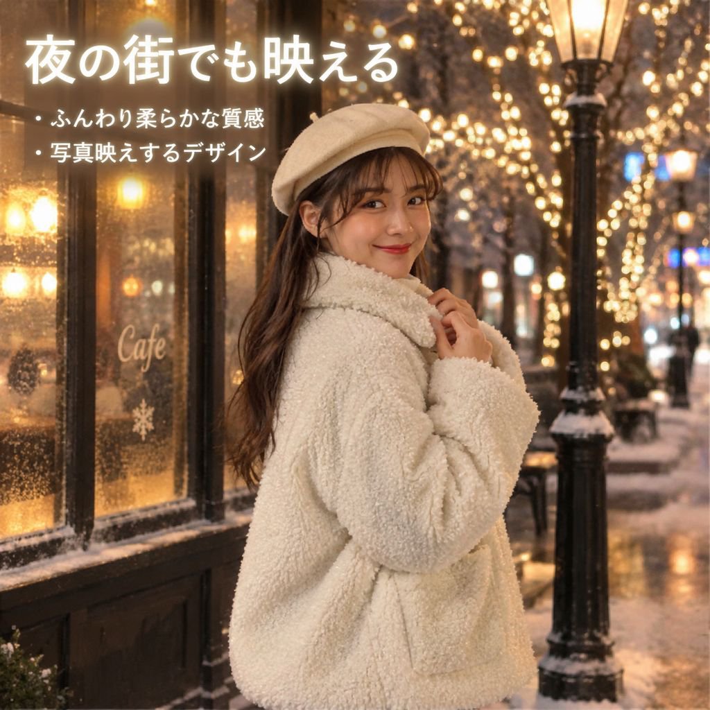 レディース ポロ襟 裏起毛 厚手 長袖 ジャケット ゆったり トップス アウター