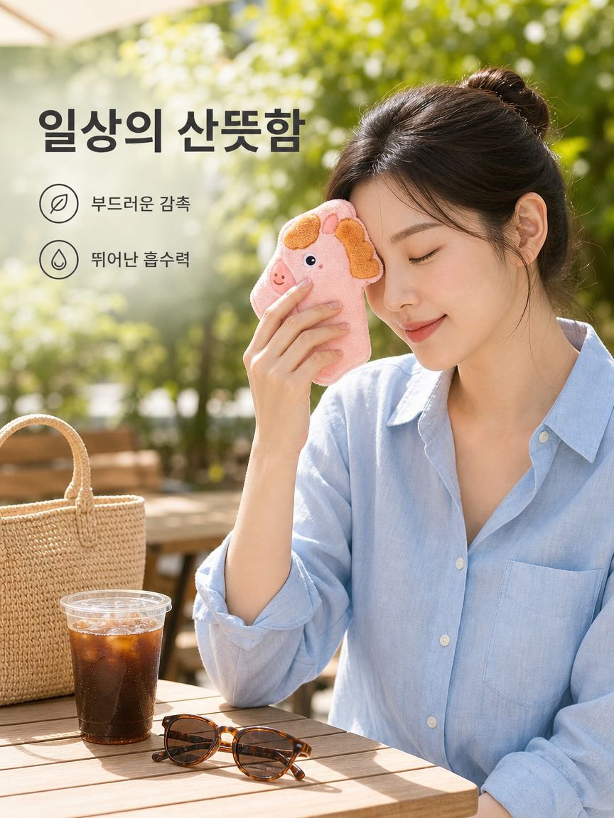 반짝이는 눈빛 손수건