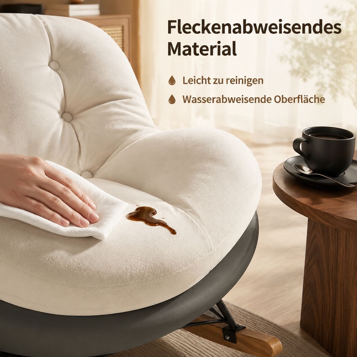 Gepolstertes Schaukelsofa