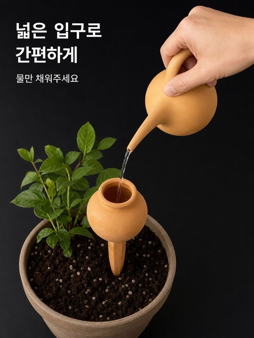 텃밭에 사용되는 자동 관수기