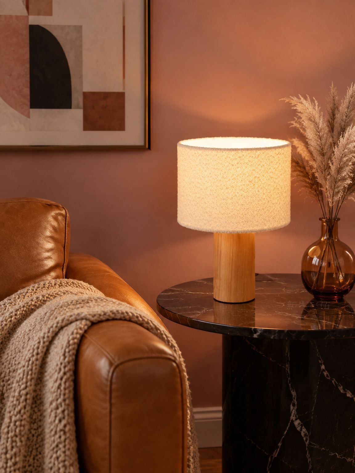Schlafzimmer Deko mit Wolkenlampe