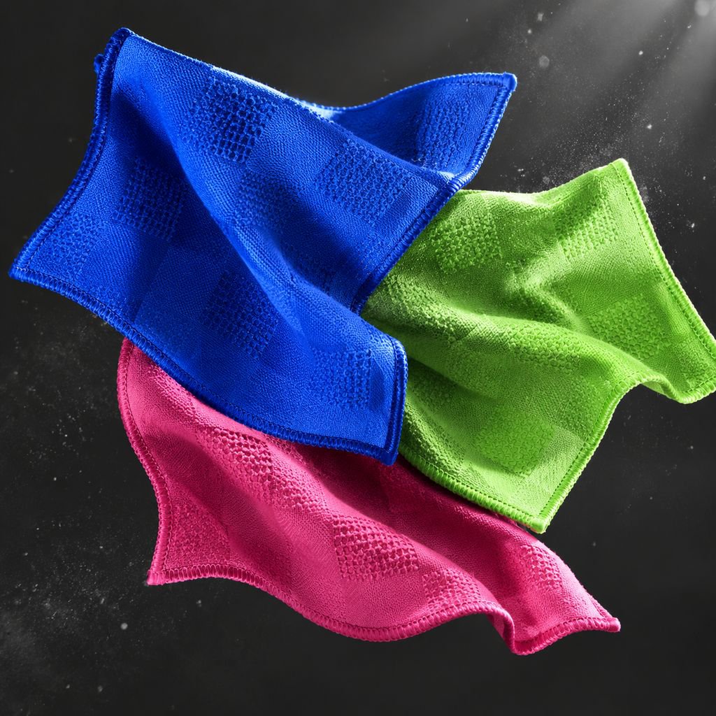 Professional-grade lint-free cloth for effortless glass wiping